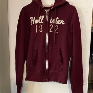 Hollister Maroon Hoodie